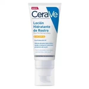 CeraVe Loción hidratante de rostro piel normal a seca SPF 50